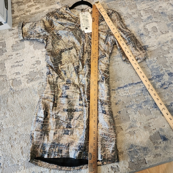 NWT Isabel Marant × H&M Silk mini dress. Cutout elastic back. Size 4. - Picture 10 of 17